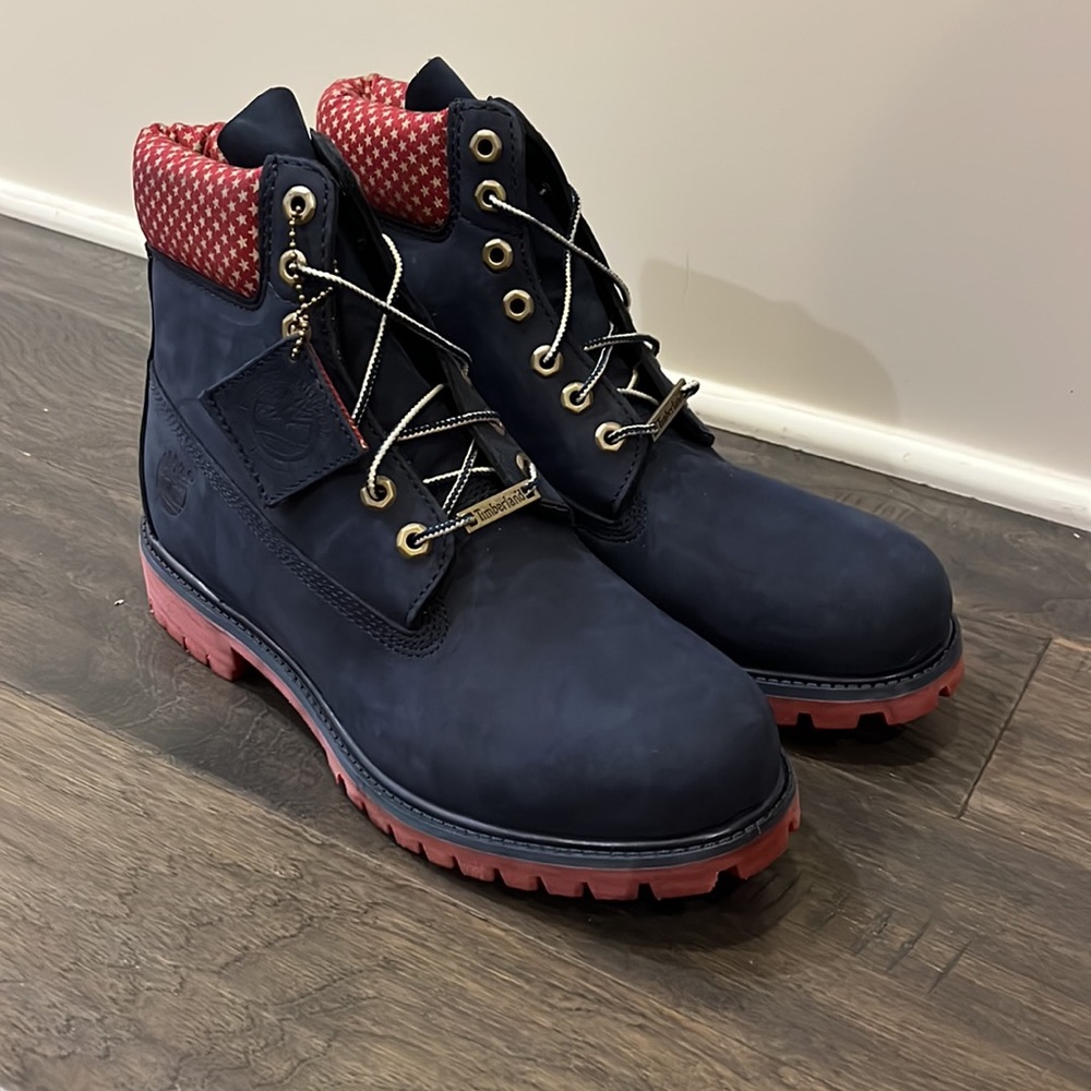Timberland X Villa Stars and Stripes Old Glory 6” Boots 4th of July Mens 11.5
